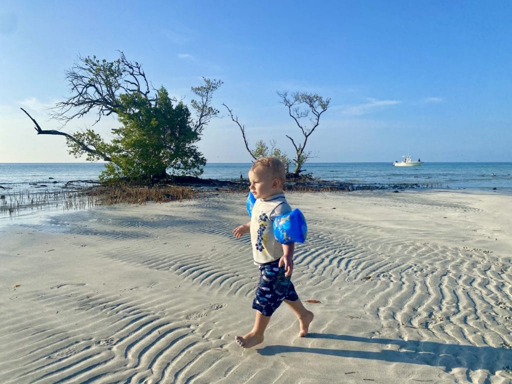The Perfect Parent's Day On A Secluded Sandbar