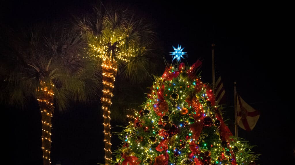 Holiday Decorations In The Conch Republic