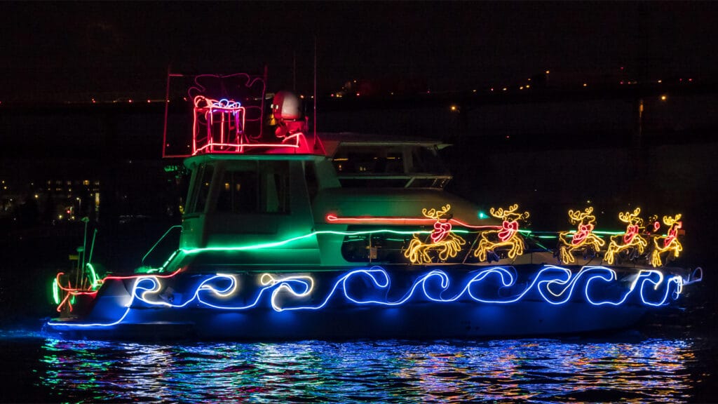 Lighted Boat Parade In The Conch Republic