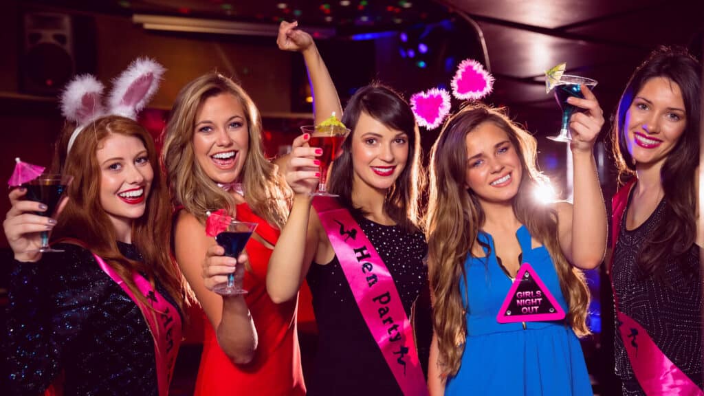 Bachelorette Party At The Dance Club
